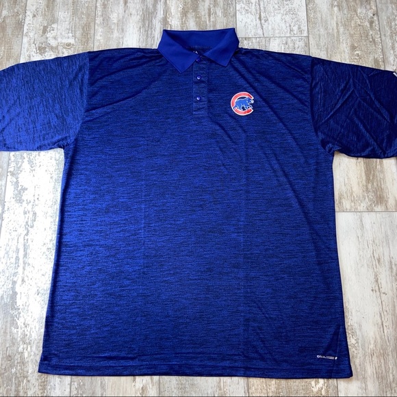 Majestic MLB Chicago Cubs Polo Big & Tall Shirt - Picture 6 of 8